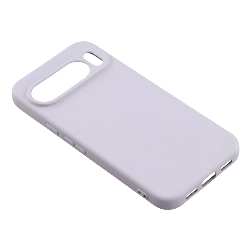 Capa de TPU para Google Pixel 10 / Pixel 10 Pro com Forro de Fibra Macio Antirriscos - Roxo