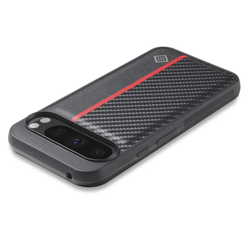 LC.IMEEKE Pour Étui Google Pixel 10 / Pixel 10 Pro Texture Fibre de Carbone Cuir + TPU + EVA Coque de Téléphone