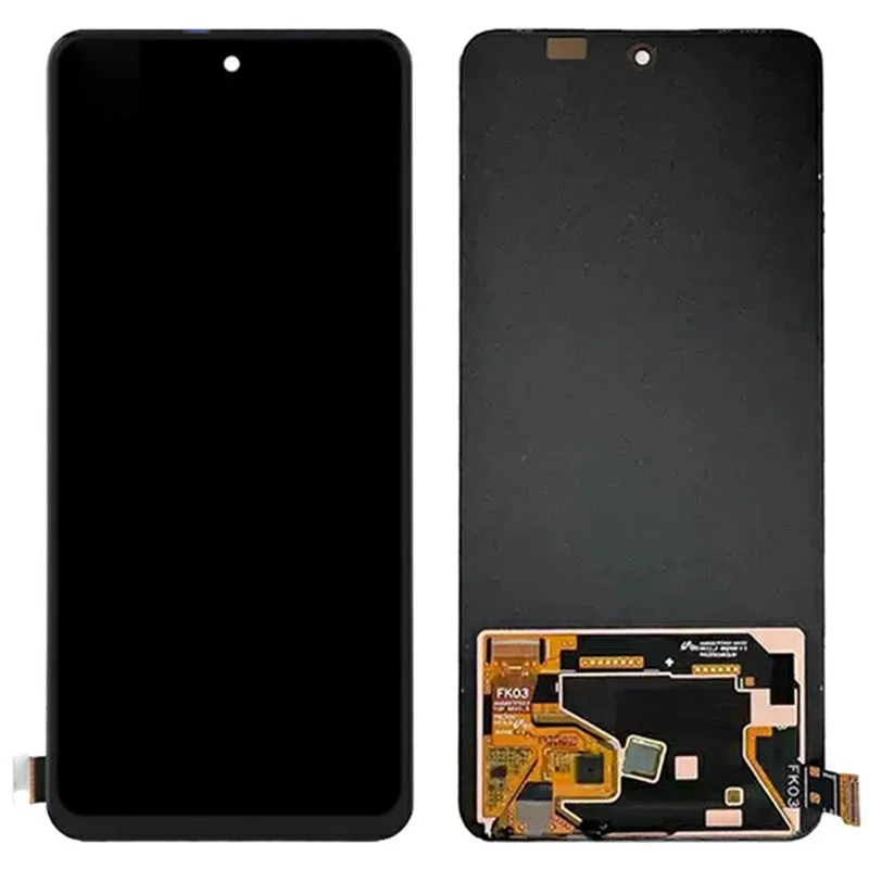 Для Realme 12 4G / Oppo Reno12 F 4G / Reno12 F 5G Экран OLED класса C и сборка цифрового преобразователя (без логотипа)
