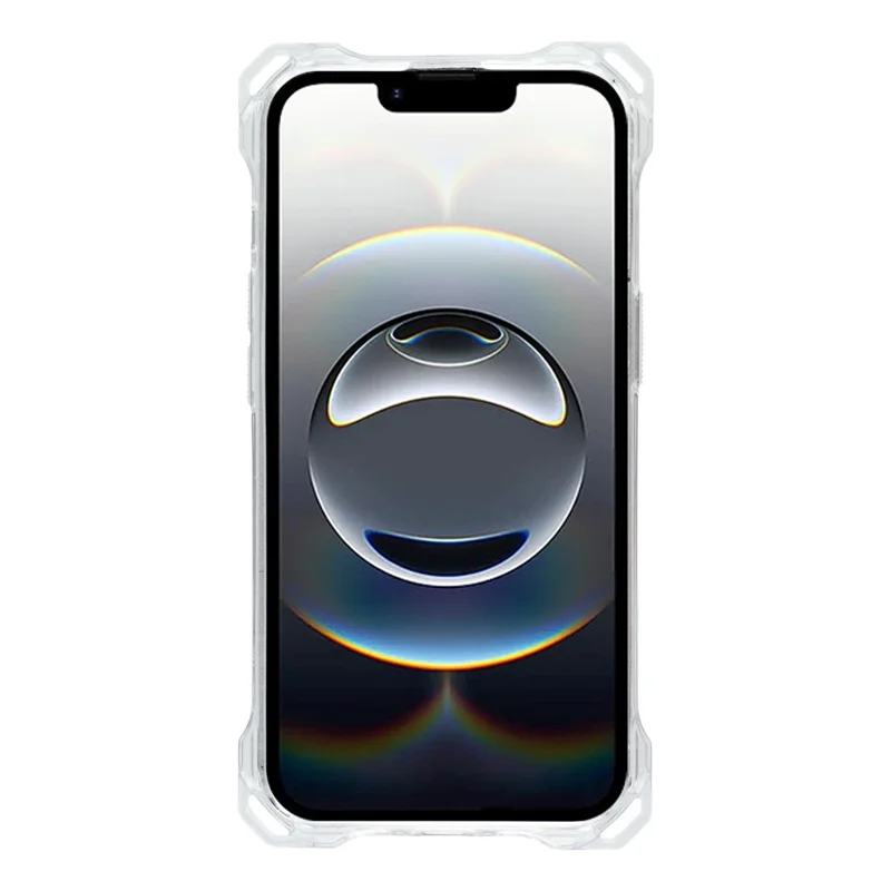 Magnetische Hülle mit Ringständer für iPhone 16e aus TPU + PC mit Lanyard - Braun