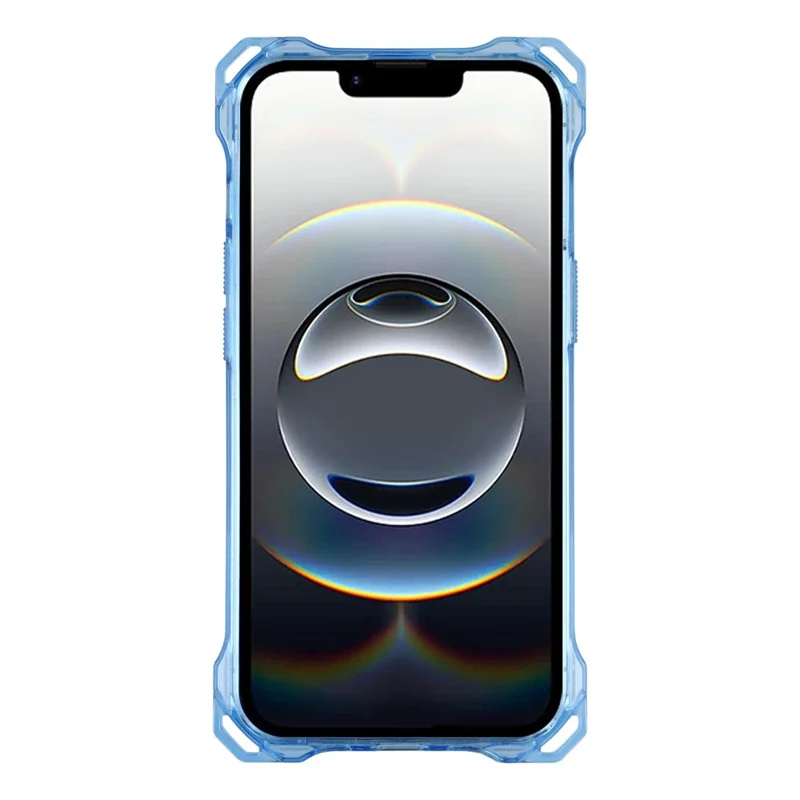 For iPhone 17e / 16e Magnetic Case Ring Kickstand TPU + PC Phone Cover - Blue