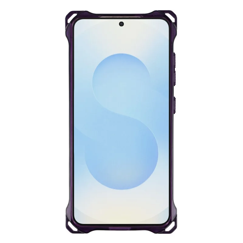 For Samsung Galaxy S25  /  S24 Magnetic Case Ring Kickstand TPU + PC Phone Cover - Purple