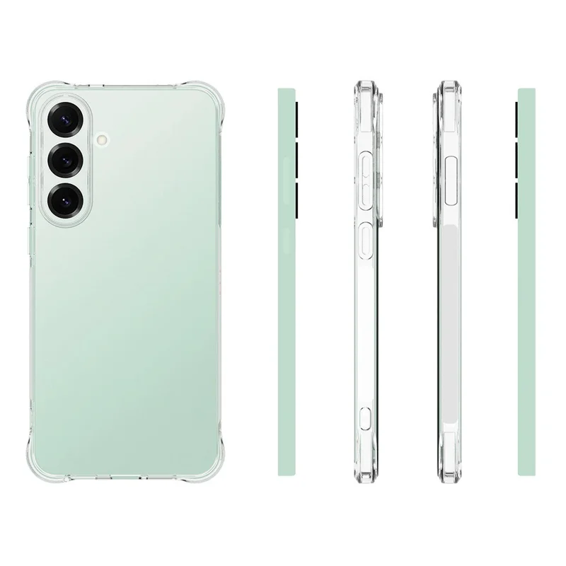 For Samsung Galaxy S25 FE TPU Phone Case Non Slip Transparent Mobile Phone Cover