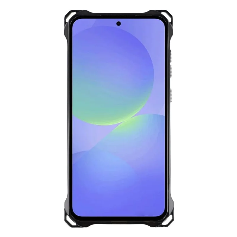 Funda Magnética con Anillo y Soporte para Samsung Galaxy A56 5G / A36 5G - Carcasa de TPU + PC con Cordón - Negro