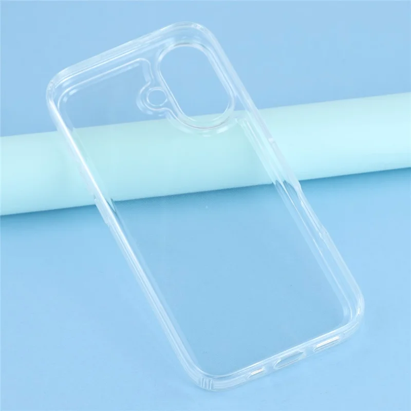 For iPhone 17 Case HD Clear Soft TPU Phone Back Cover Airbag Protection