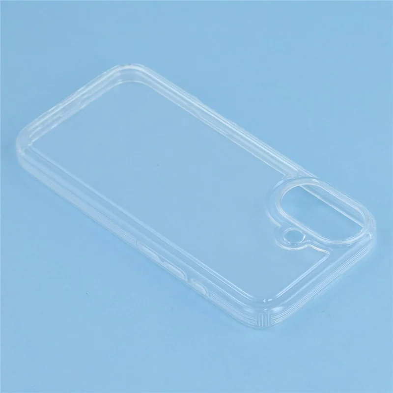 For iPhone 17 Case HD Clear Soft TPU Phone Back Cover Airbag Protection