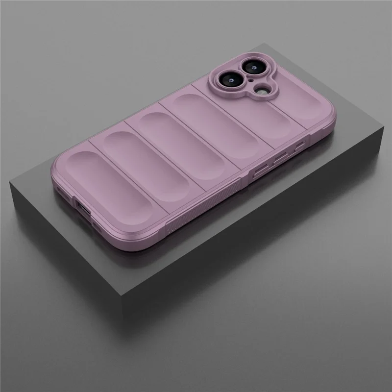 Чехол для iPhone 17 с противоударной защитой, мягкий TPU-чехол для задней крышки телефона - Светло-сиреневый