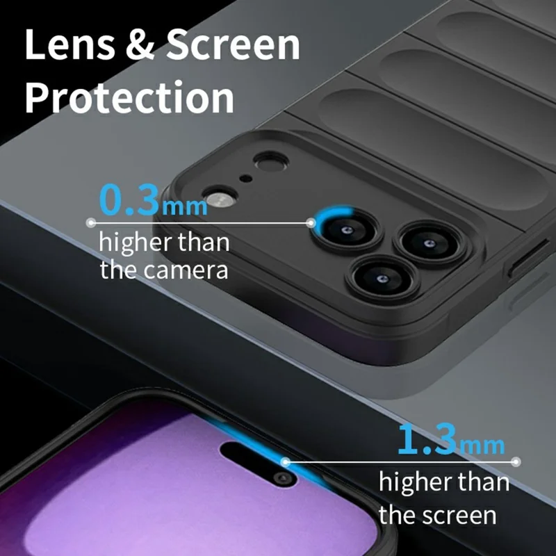 Für iPhone 17 Pro Hülle Stoßfeste Weiche TPU Robuste Handyrückseite - Weinrot