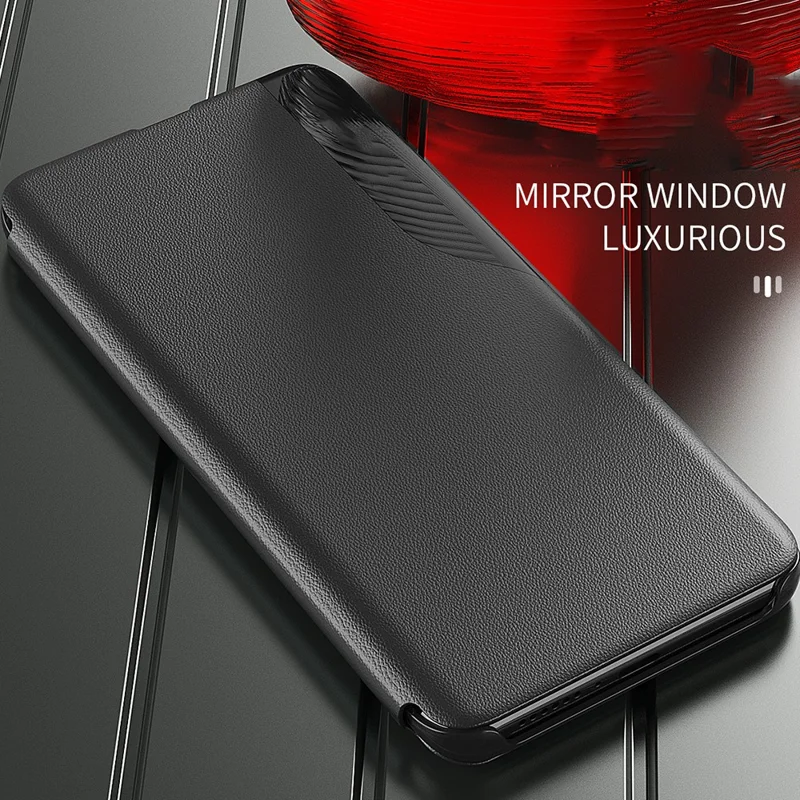 Flip-taske til Honor 400 5G (Global) med ståfunktion i PU-læder - Sort