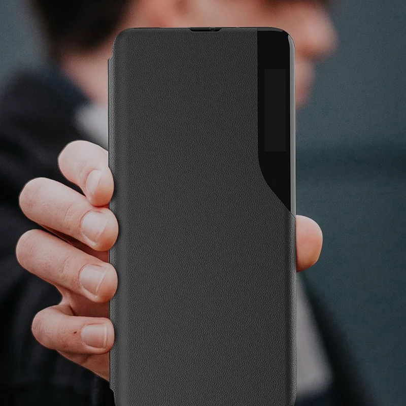 For Honor 400 Pro 5G (Global) Phone Case Folio Flip PU Leather Stand Cover - Black