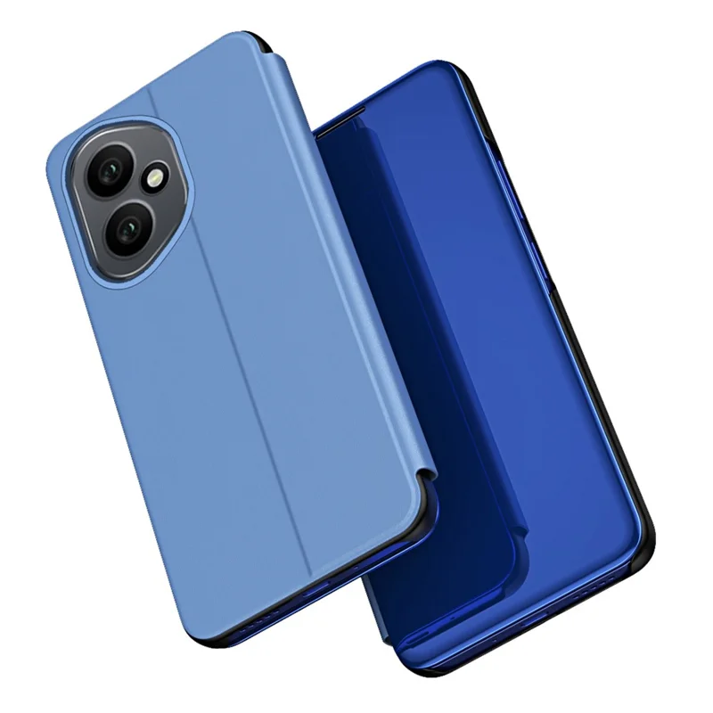 For Honor 400 5G (Global) Case View Window Stand Leather Flip Phone Cover - Sky Blue