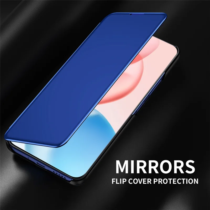 For Honor 400 5G (Global) Case View Window Stand Leather Flip Phone Cover - Sky Blue