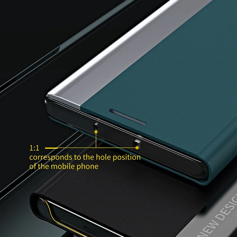 For Honor 400 Pro 5G (Global) Case Anti-Drop Leather Phone Cover with Stand - Black