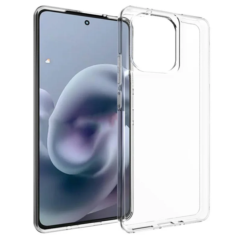 Funda para Motorola Moto G86 Power 5G, Transparente y Delgada de TPU Suave