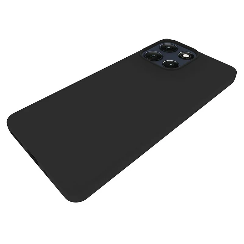 Funda Negra de TPU Mate Suave para Motorola Moto G86 Power 5G con Gran Abertura