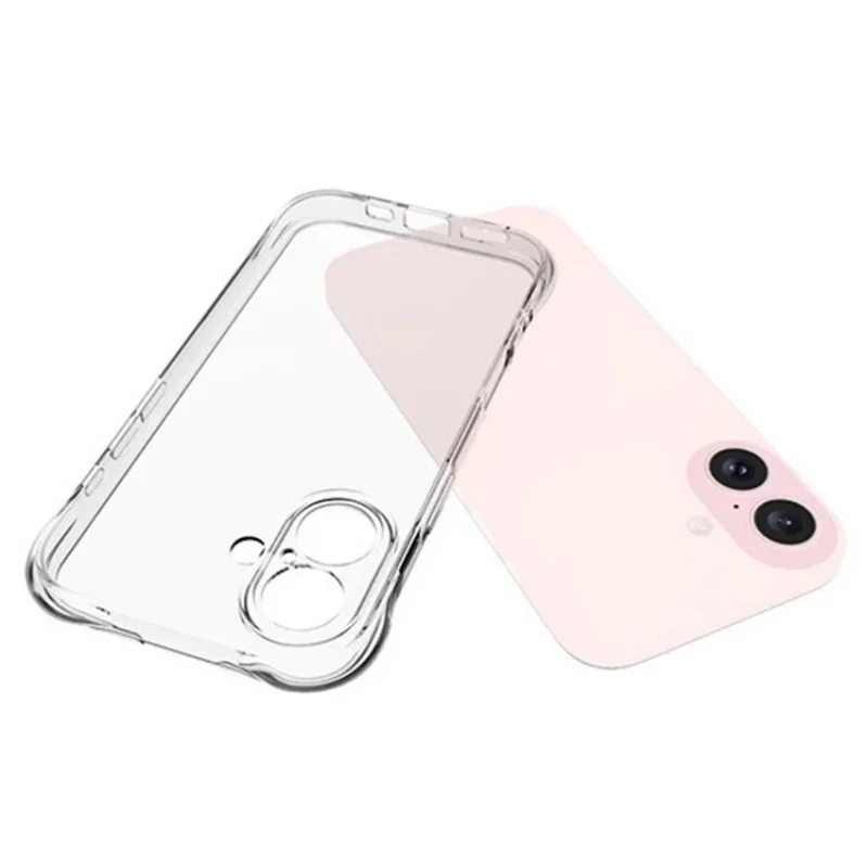 TYMEI For iPhone 17 Case Four Corner Shockproof 1.5mm Clear Phone Cover