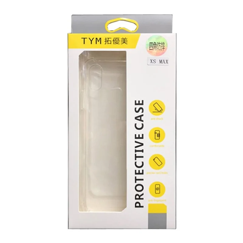 TYMEI For iPhone 17 Case Four Corner Shockproof 1.5mm Clear Phone Cover