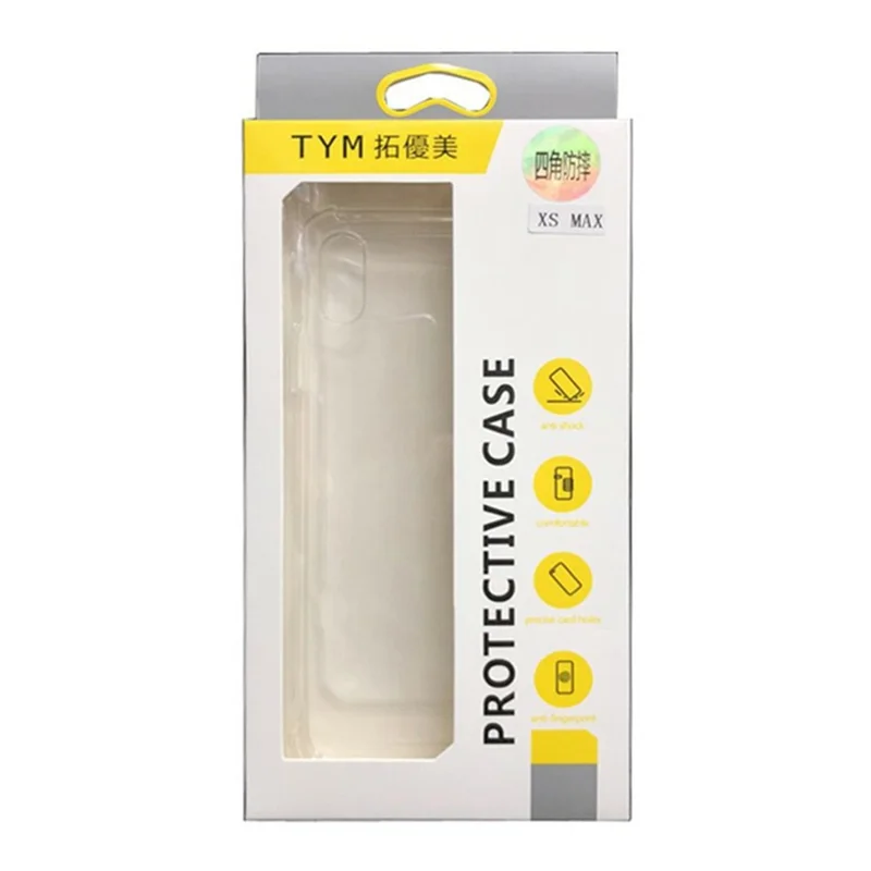 TYMEI For iPhone 17 Pro Case Four Corner Shockproof 1.5mm Clear Phone Cover