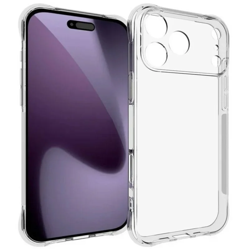 TYMEI For iPhone 17 Pro Max Case Four Corner Shockproof 1.5mm Clear Phone Cover