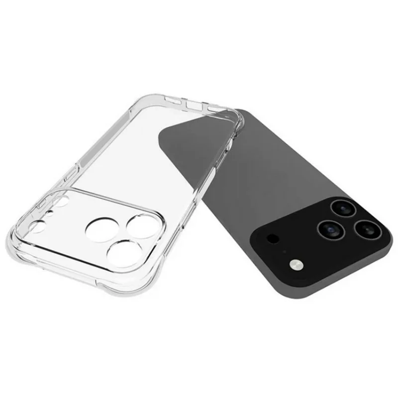 TYMEI For iPhone 17 Pro Max Case Four Corner Shockproof 1.5mm Clear Phone Cover