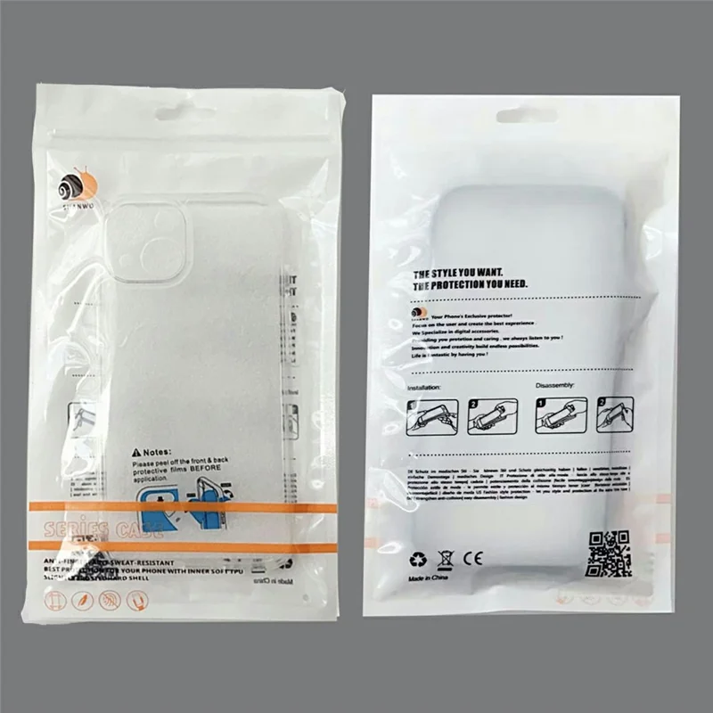 SHANWO Funda Transparente Antigolpes de TPU para iPhone 17, Carcasa Trasera Móvil de 1,5 mm
