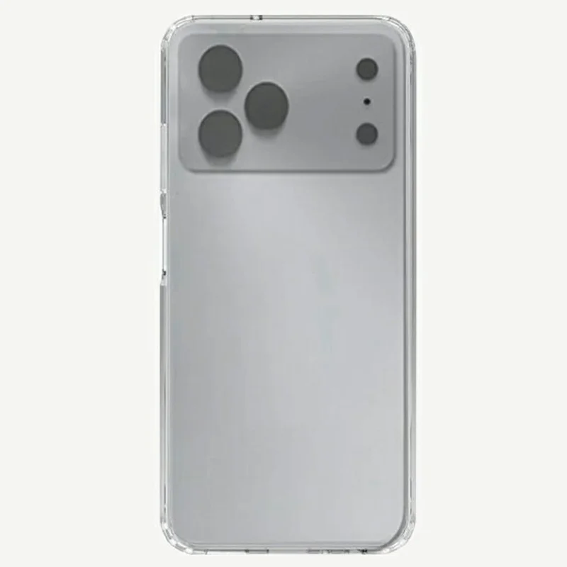 SHANWO Para iPhone 17 Pro Max Funda Transparente Antigolpes de TPU para Móvil