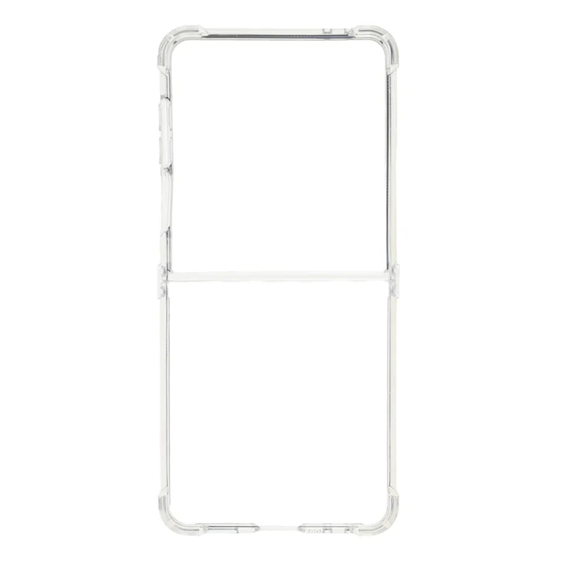 For Samsung Galaxy Z Flip7 5G Case Crystal Clear TPU Phone Cover with Reinforced Corner