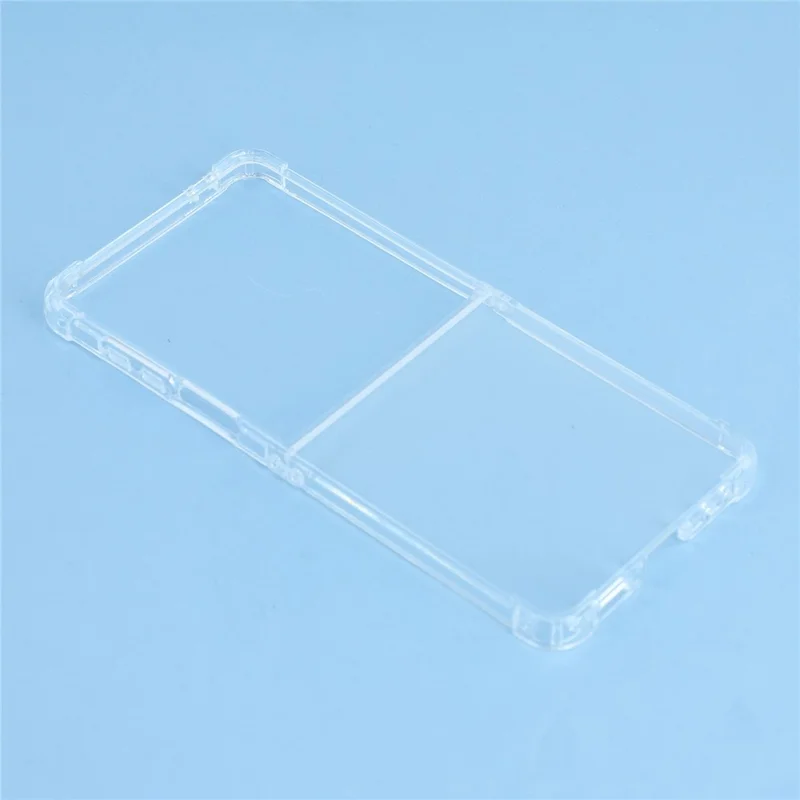 For Samsung Galaxy Z Flip7 5G Case Crystal Clear TPU Phone Cover with Reinforced Corner