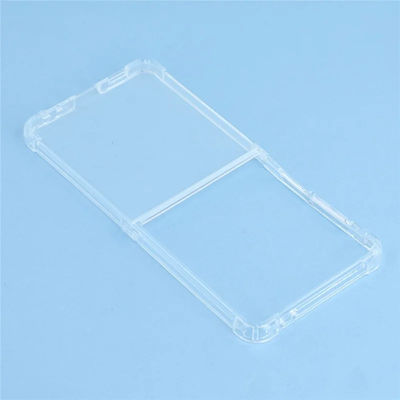 For Samsung Galaxy Z Flip7 5G Case Crystal Clear TPU Phone Cover with Reinforced Corner
