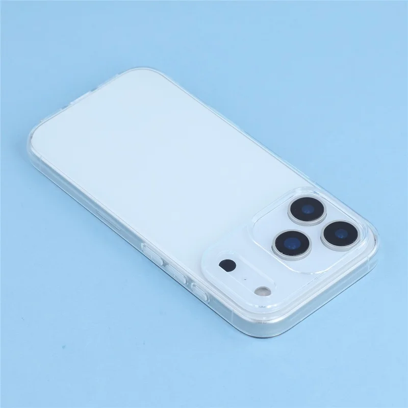 For iPhone 18 Pro Max / 17 Pro Max Case Watermark-Free 2.0mm Clear Phone TPU Cover