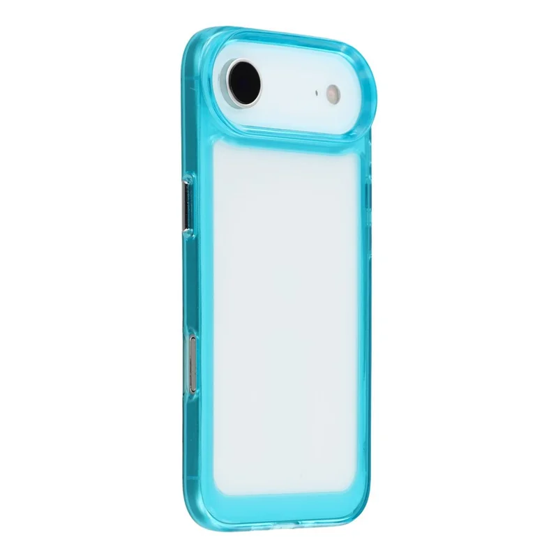For iPhone 17 Air Cell Phone Case TPU + PC 2.0mm Anti-Scratch Cover - Transparent Blue