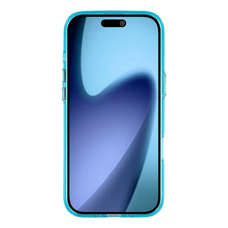 For iPhone 17 Air Cell Phone Case TPU + PC 2.0mm Anti-Scratch Cover - Transparent Blue