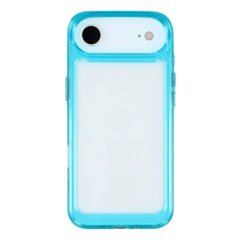 For iPhone 17 Air Cell Phone Case TPU + PC 2.0mm Anti-Scratch Cover - Transparent Blue