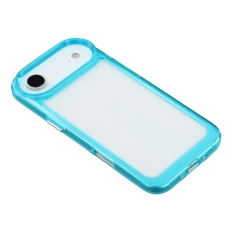 For iPhone 17 Air Cell Phone Case TPU + PC 2.0mm Anti-Scratch Cover - Transparent Blue