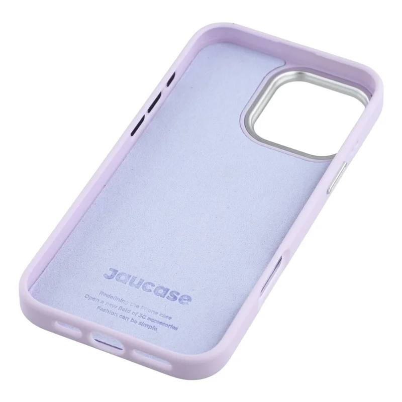 JAUCASE For iPhone 16 Pro Magnetic Case Leopard Print Card Holder PU TPU PC Phone Back Cover - Purple