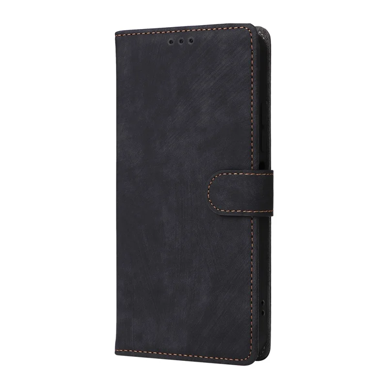 Pour Infinix Smart 10 / TECNO Pop 10 Étui Portefeuille Blocage RFID en Cuir PU avec Support et Lanière - Noir