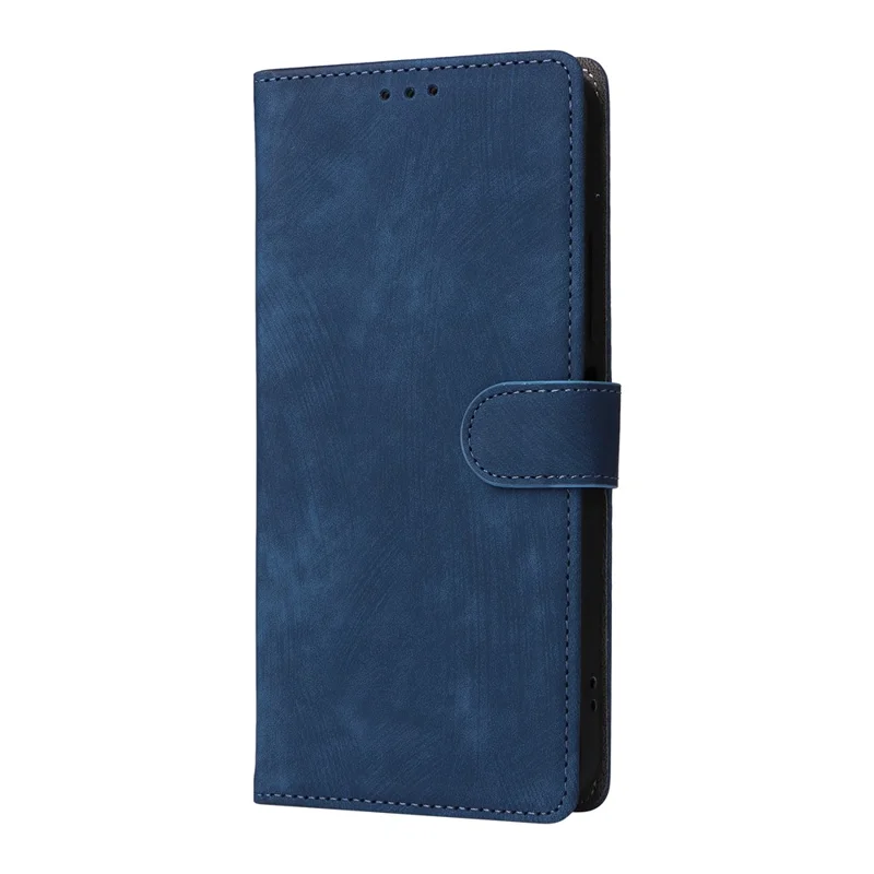 For Infinix Smart 10 / TECNO Pop 10 Case Wallet RFID Blocking PU Leather Phone Cover Stand with Strap - Blue