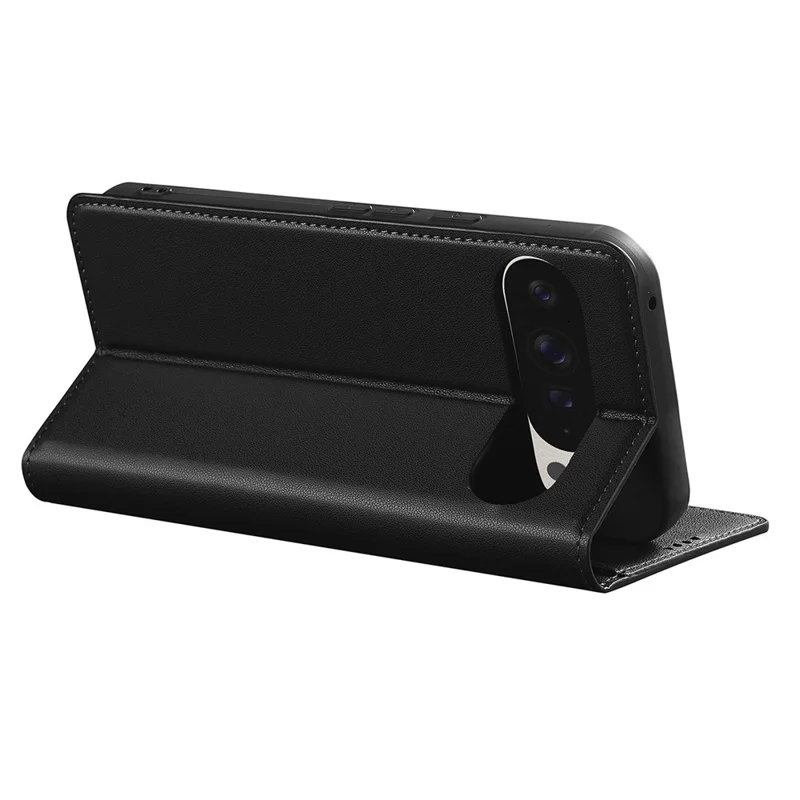 LC.IMEEKE Serie L1 per Google Pixel 10 / Pixel 10 Pro Custodia in pelle PU con supporto e protezione - Nero