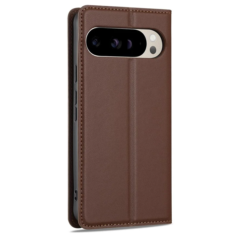 LC.IMEEKE L1 Series for Google Pixel 10 Pro / 10 / 9 Pro / 9 Case PU Leather Wallet Stand Protective Phone Cover - Brown