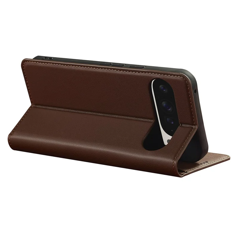 LC.IMEEKE L1 Series for Google Pixel 10 Pro / 10 / 9 Pro / 9 Case PU Leather Wallet Stand Protective Phone Cover - Brown