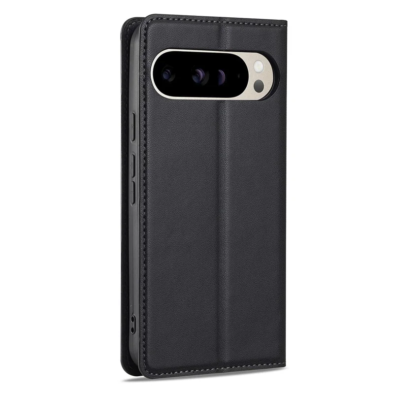 LC.IMEEKE Serie L1 per Google Pixel 10 Pro XL Custodia in pelle PU Portafoglio Stand Custodia protettiva per telefono - Nero