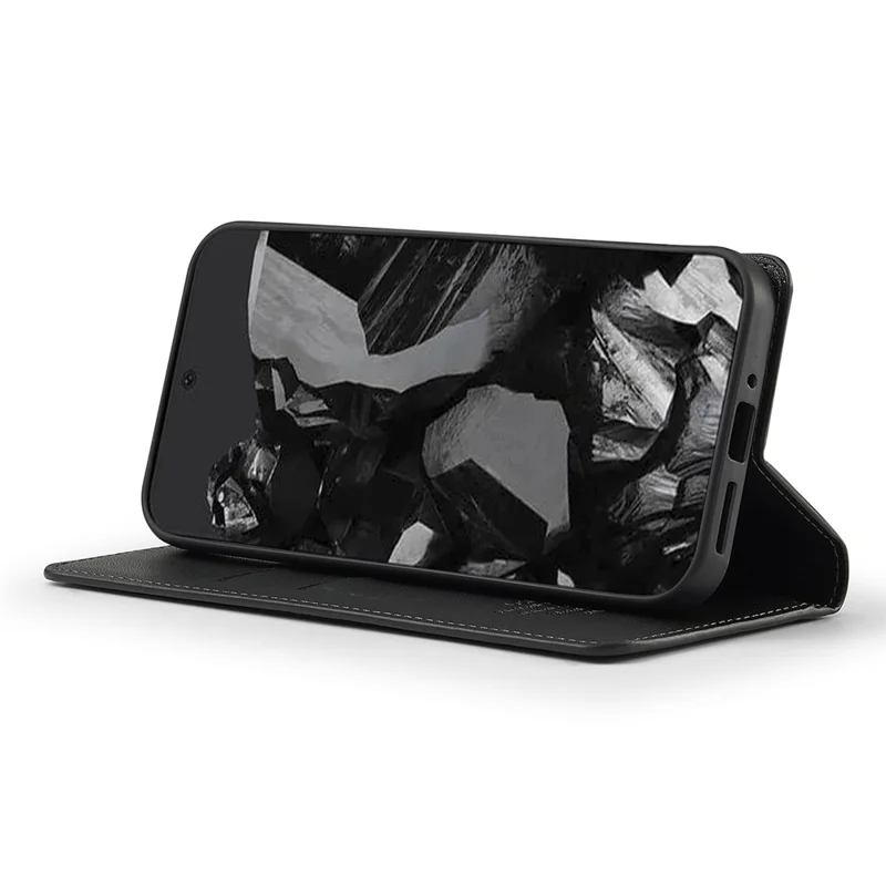 LC.IMEEKE Serie L1 per Google Pixel 10 Pro XL Custodia in pelle PU Portafoglio Stand Custodia protettiva per telefono - Nero