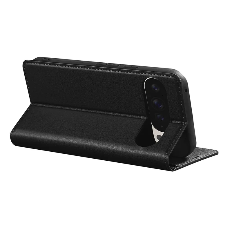 LC.IMEEKE Serie L1 per Google Pixel 10 Pro XL Custodia in pelle PU Portafoglio Stand Custodia protettiva per telefono - Nero
