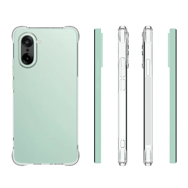 Capa Transparente de Compra em Massa para OnePlus Ace 5 Racing 5G / Nord CE5 5G Antiderrapante e à Prova de Choques Capa de Telefone TPU