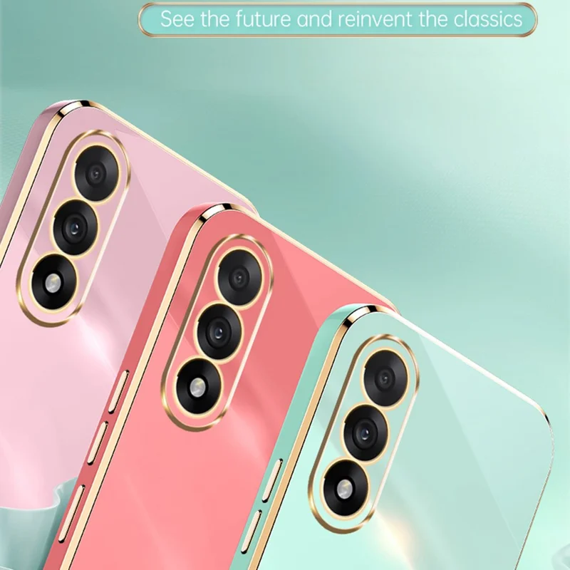 XINLI Pour Étui OnePlus Ace 5 Ultra 5G Avec Anneau Support et Placage Électrolytique TPU - Cyan