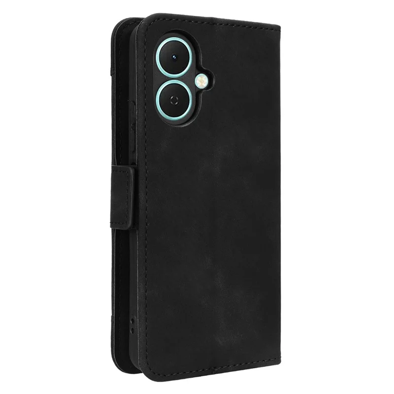 Pour TECNO Spark Go 2 4G / KM4 Étui en Cuir Portefeuille avec Plusieurs Emplacements pour Cartes - Noir