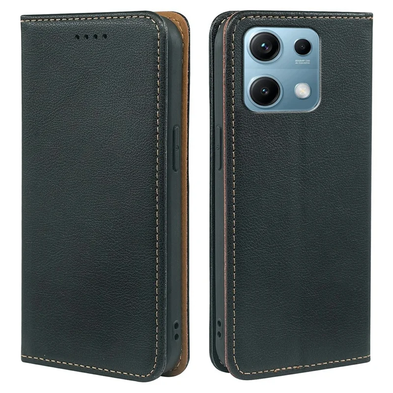 Per Xiaomi Redmi Note 14S 4G / Note 13 Pro 4G / Poco M6 Pro 4G Cover Portafoglio con Blocco RFID in Pelle, Chiusura Magnetica Robusta - Nero