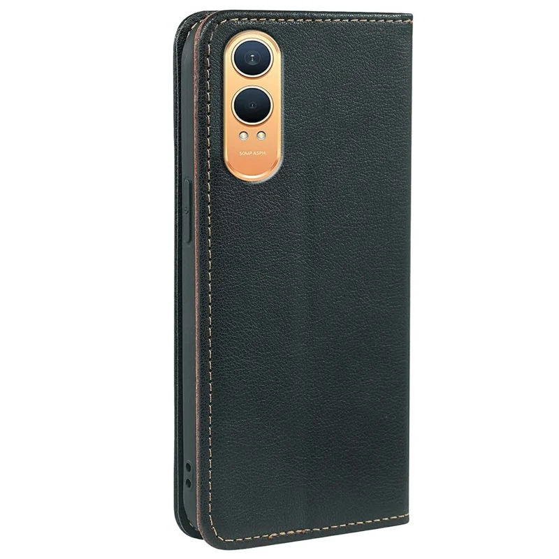 For OnePlus Nord CE4 Lite 5G Case Wallet RFID Blocking Leather Phone Cover Strong Magnetic Closure - Black