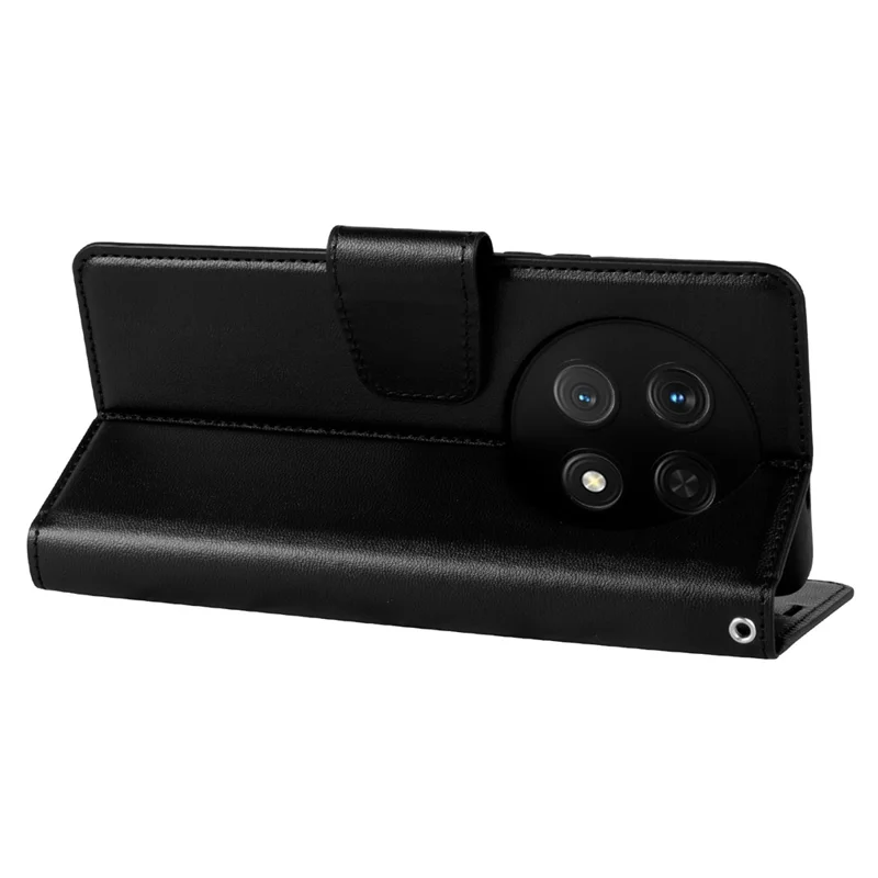 Capa Carteira HANMAN Mill Series para Honor X9c 5G / X60 Pro 5G / Magic7 Lite 5G em Couro PU com Suporte - Preto