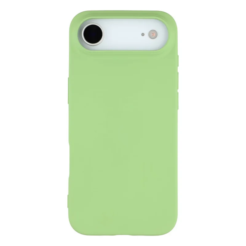 For iPhone Air TPU Case Soft Fiber Lining Anti-Scratch Phone Cover - Matcha Green